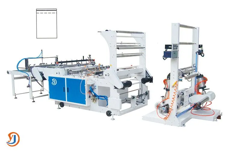 Two Lines Side Sealing Bag Making Machine